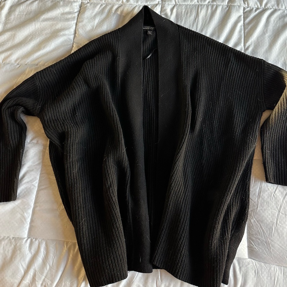 Banana Republic Black Knit Cardigan